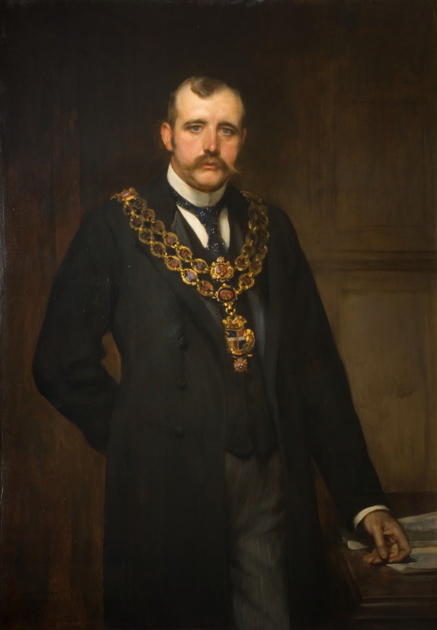 Porträtt av Sir James Smith, 1897. av James Jebusa Shannon
