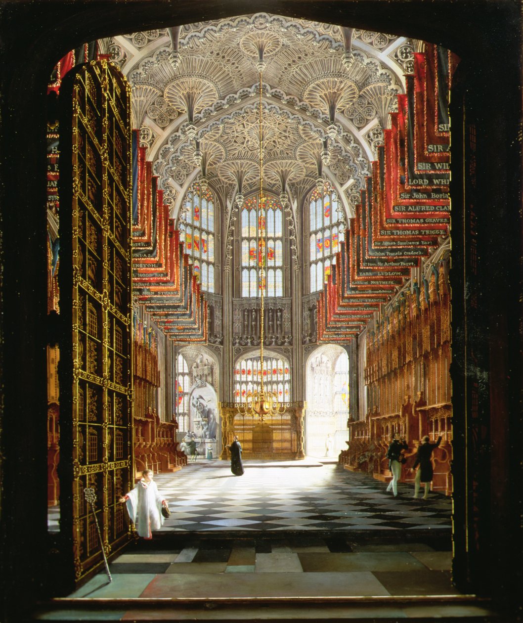 Interiör av Henry VII:s kapell, Westminster Abbey av James John Harwood