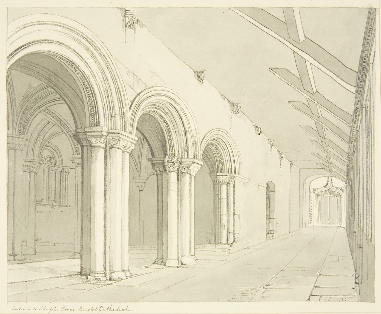Ingång till Chapter Room of Bristol Cathedral av James Johnson