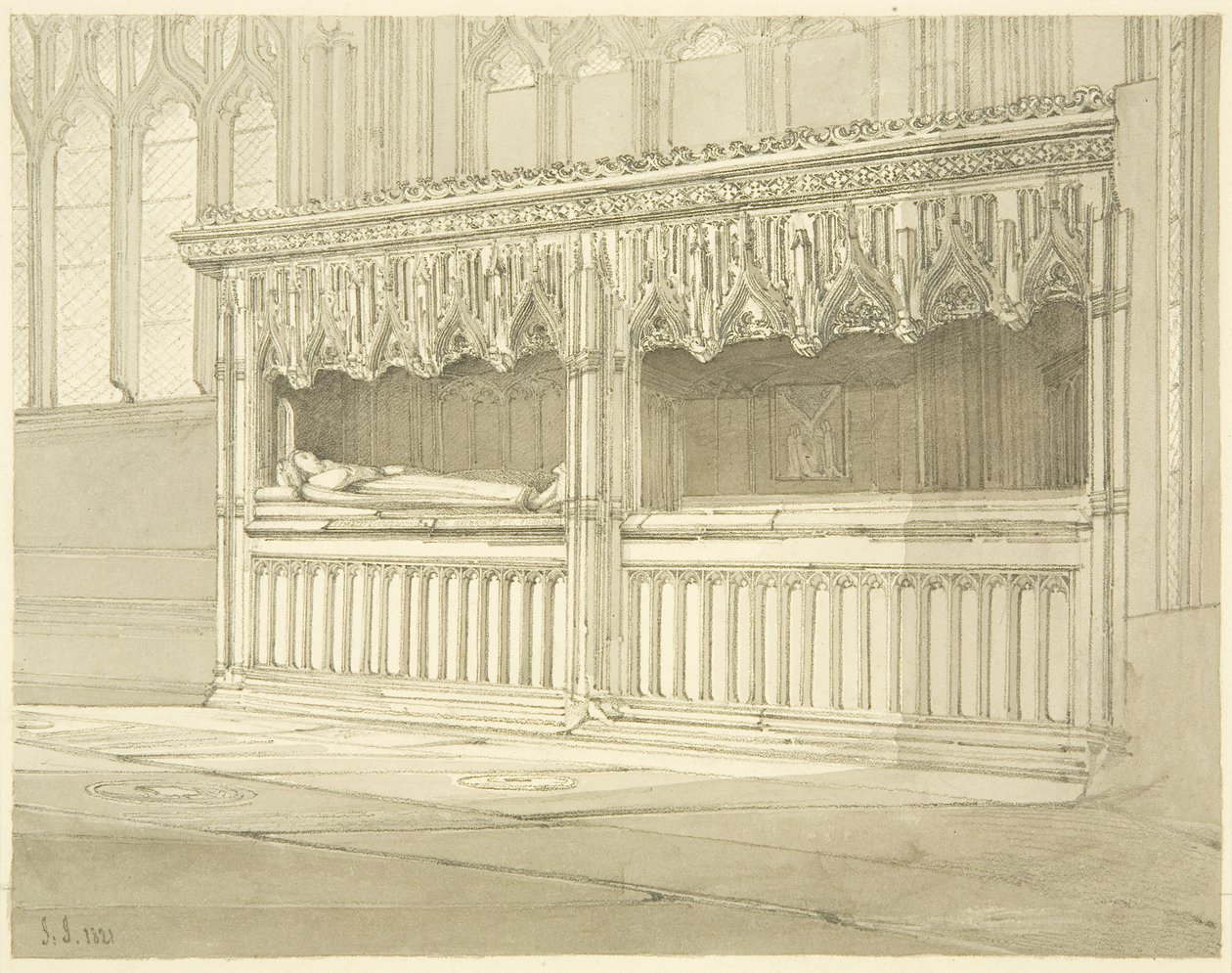 Monument till Sir Thomas Mede i St Mary Redcliffe av James Johnson