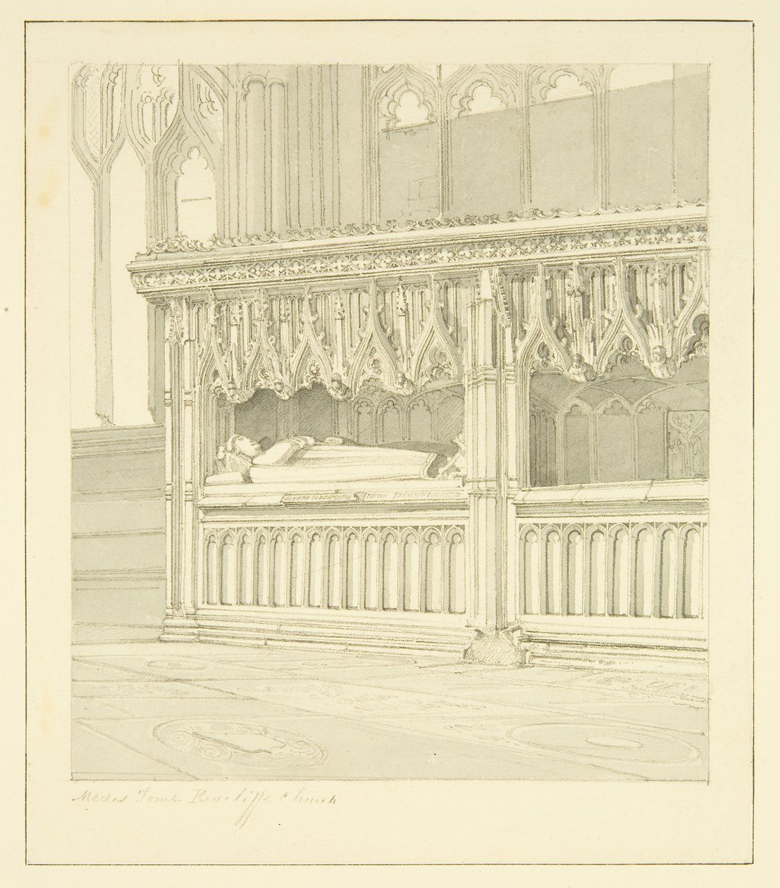 Monument till Sir Thomas Mede i St Mary Redcliffe av James Johnson