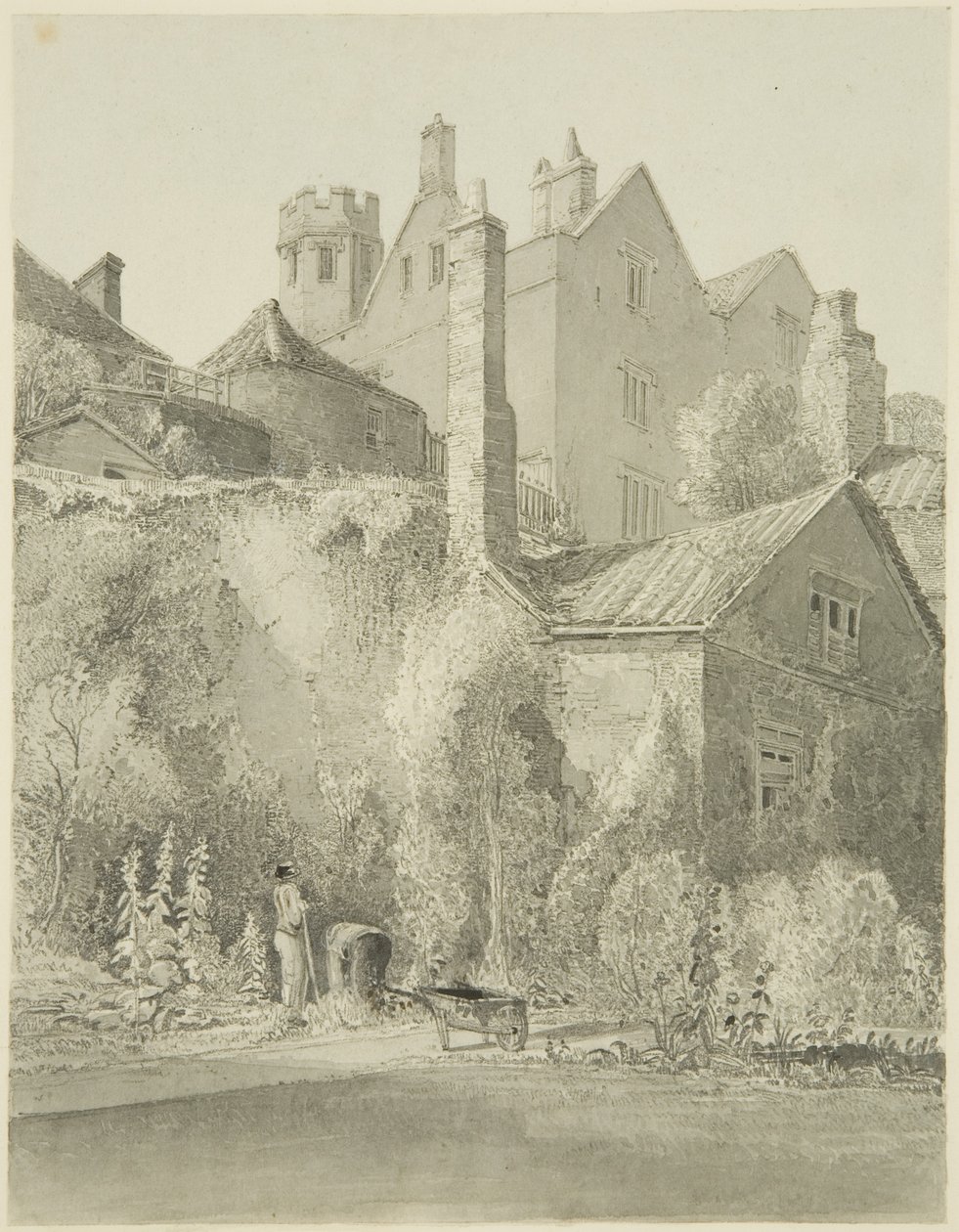The White Lodge, sett från Garden of the City School (Queen Elizabeth