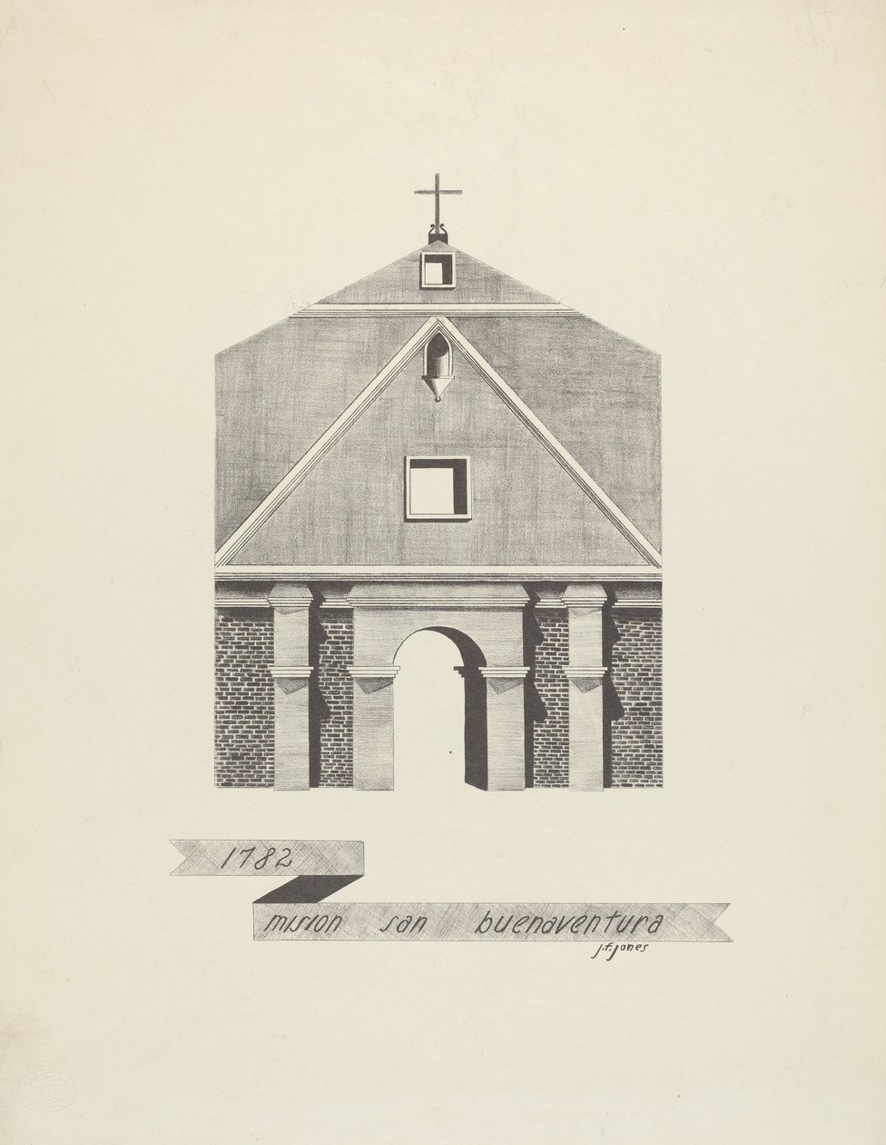 San Buenaventura Mission av James Jones