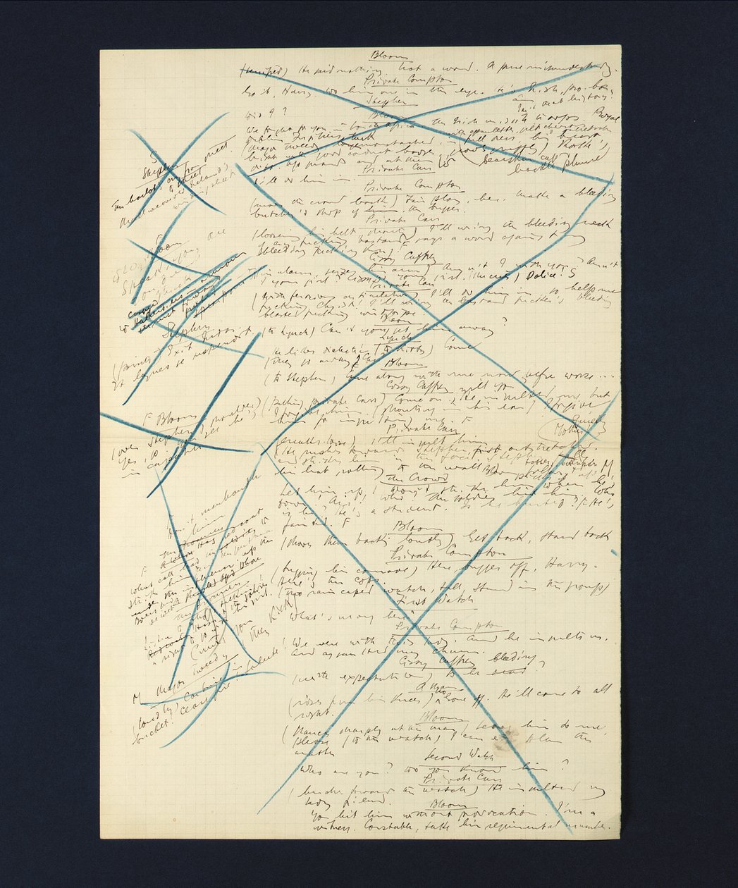 Autografmanuskript av "Circe"-avsnittet av Ulysses, Paris, juli - december 1920 (penna & bläck och penna på papper) (se även 490413) av James Joyce