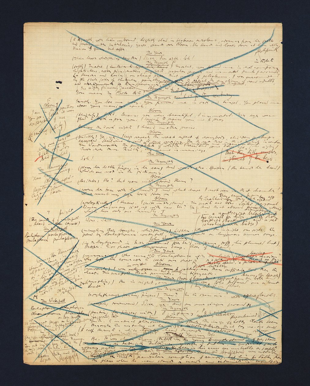 Autografmanuskript av "Circe"-avsnittet av Ulysses, Paris, juli - december 1920 (penna & bläck och penna på papper) (se även 490419) av James Joyce