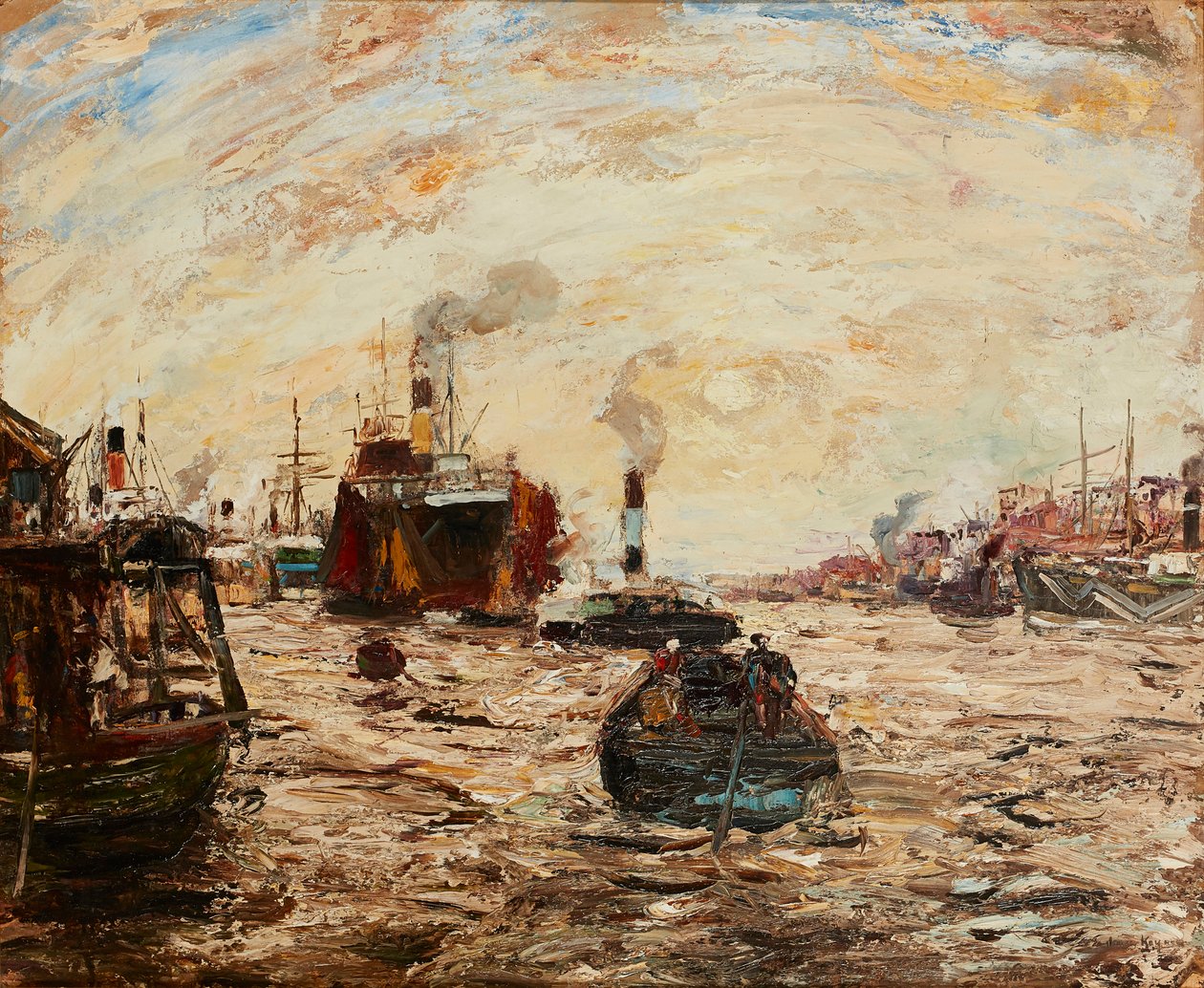 The Western Sun, River Clyde (olja ombord) av James Kay