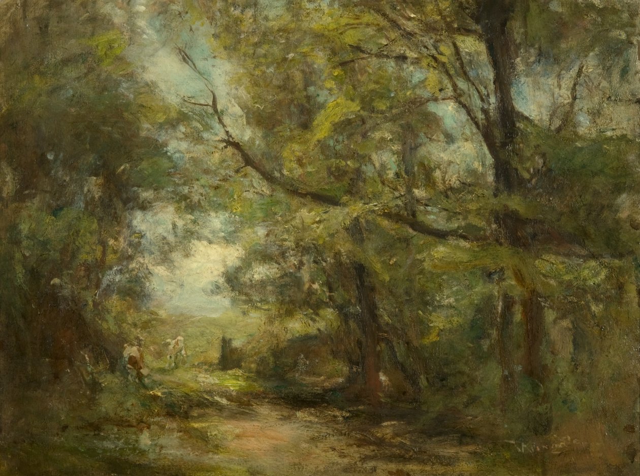 Landskap (olja på duk) av James Lawton Wingate