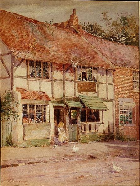 Anne Hathaways stuga, Shottery, Warwickshire av James Mackay