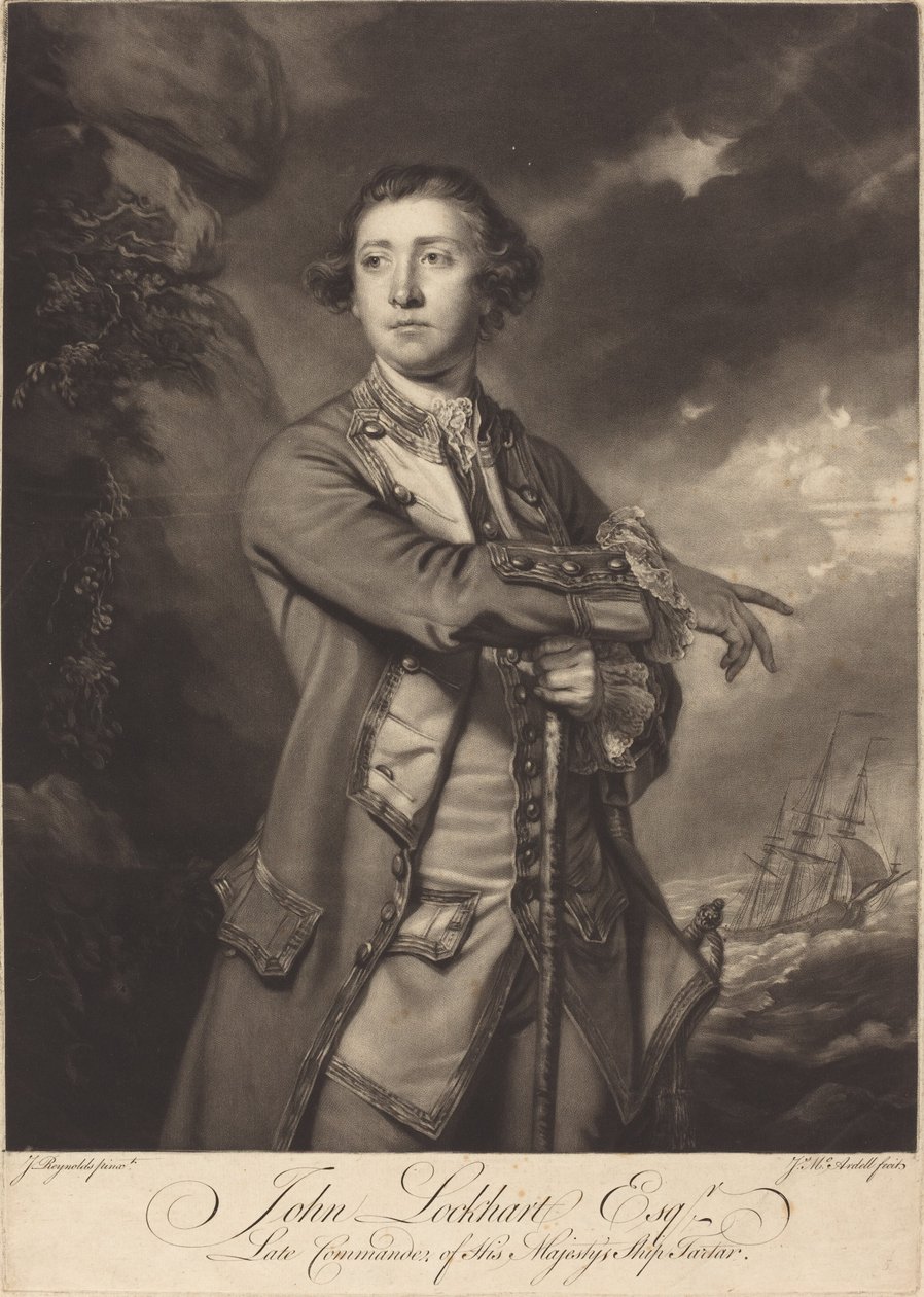 James Lockhart av James McArdell after Sir Joshua Reynolds