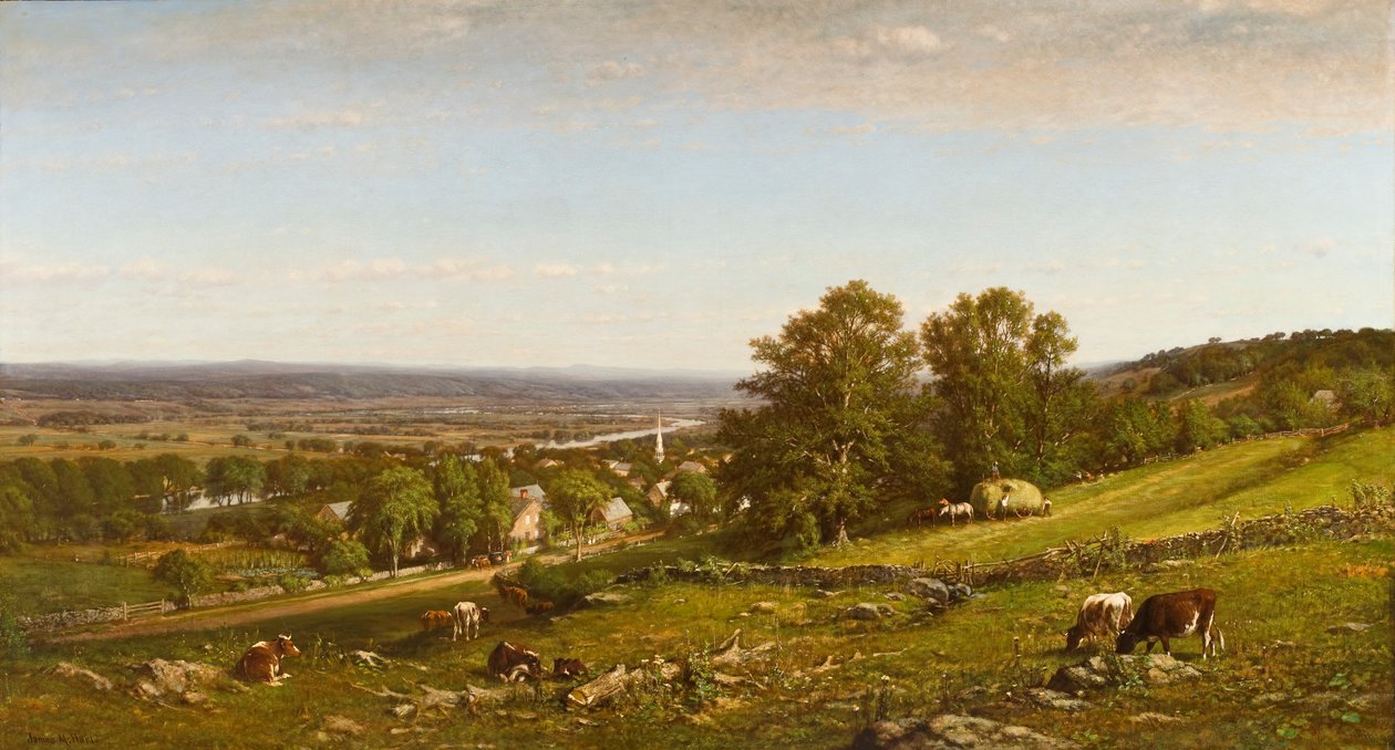 Fredliga hem, 1868 av James McDougal Hart