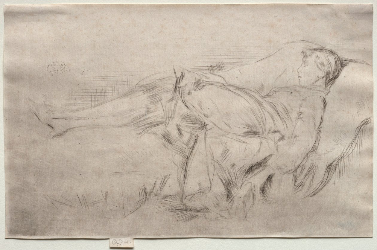 Ett barn på en soffa, nr 2 av James McNeill Whistler