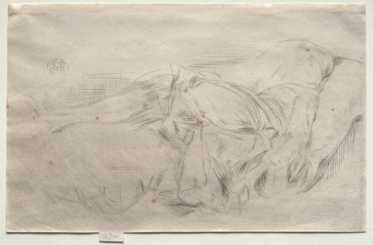 Ett barn på en soffa, nr 2 av James McNeill Whistler