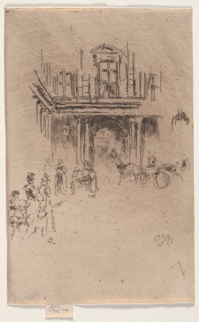 Ett hörn av Palais Royal av James McNeill Whistler