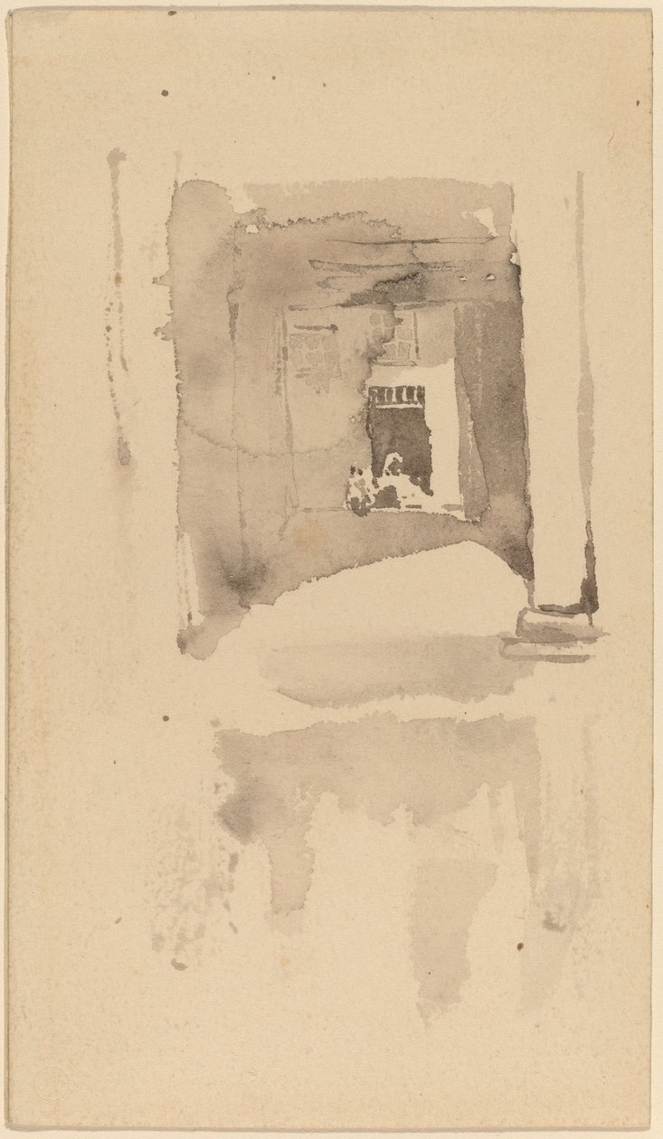 En dörröppning i Ajaccio av James Abbott McNeill Whistler