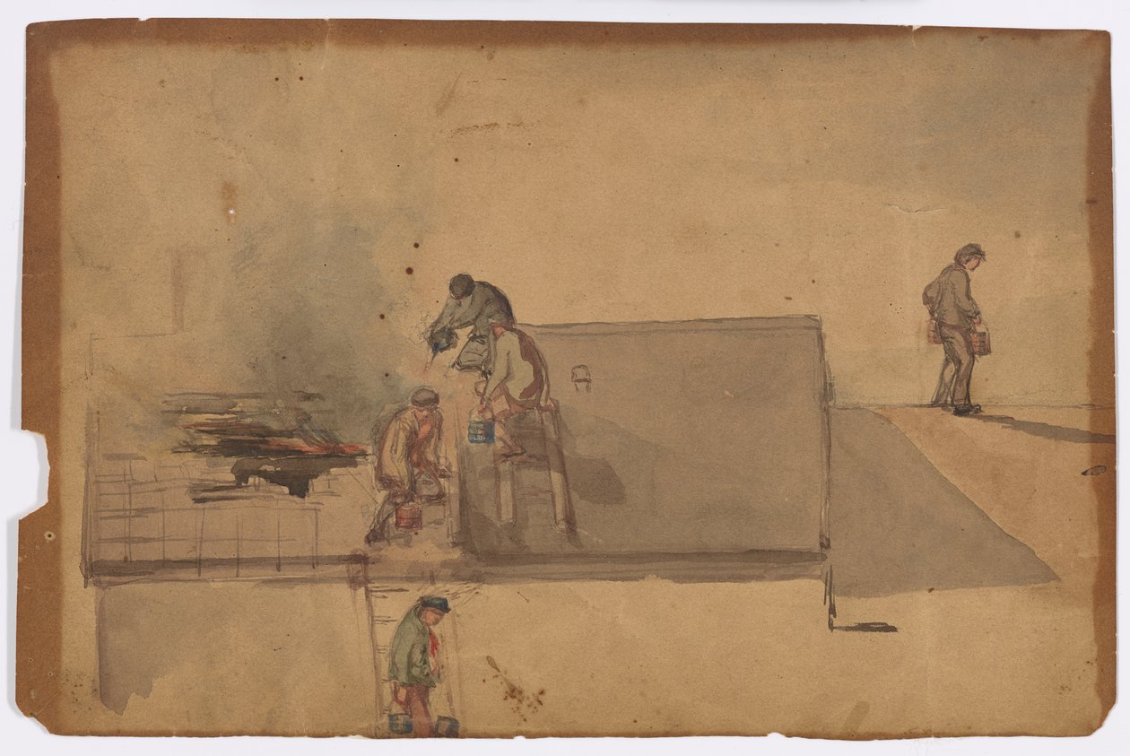 En brand vid Pomfret av James Abbott McNeill Whistler