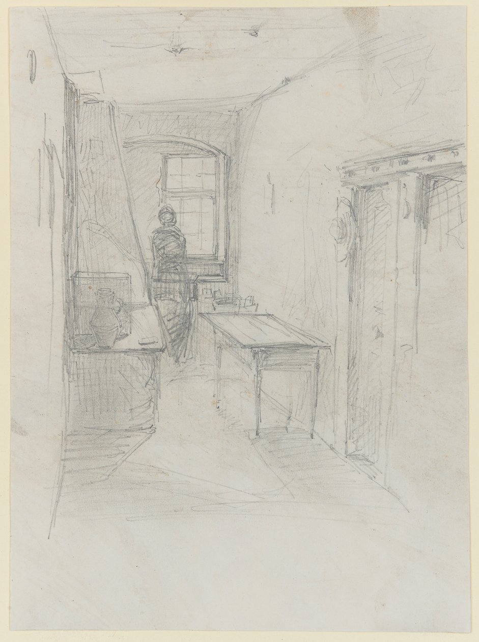 Ett kök på Lutzelbourg av James Abbott McNeill Whistler
