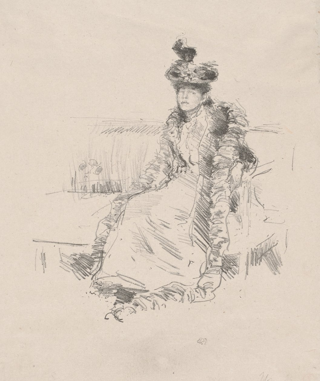 En kvinna som sitter av James Abbott McNeill Whistler