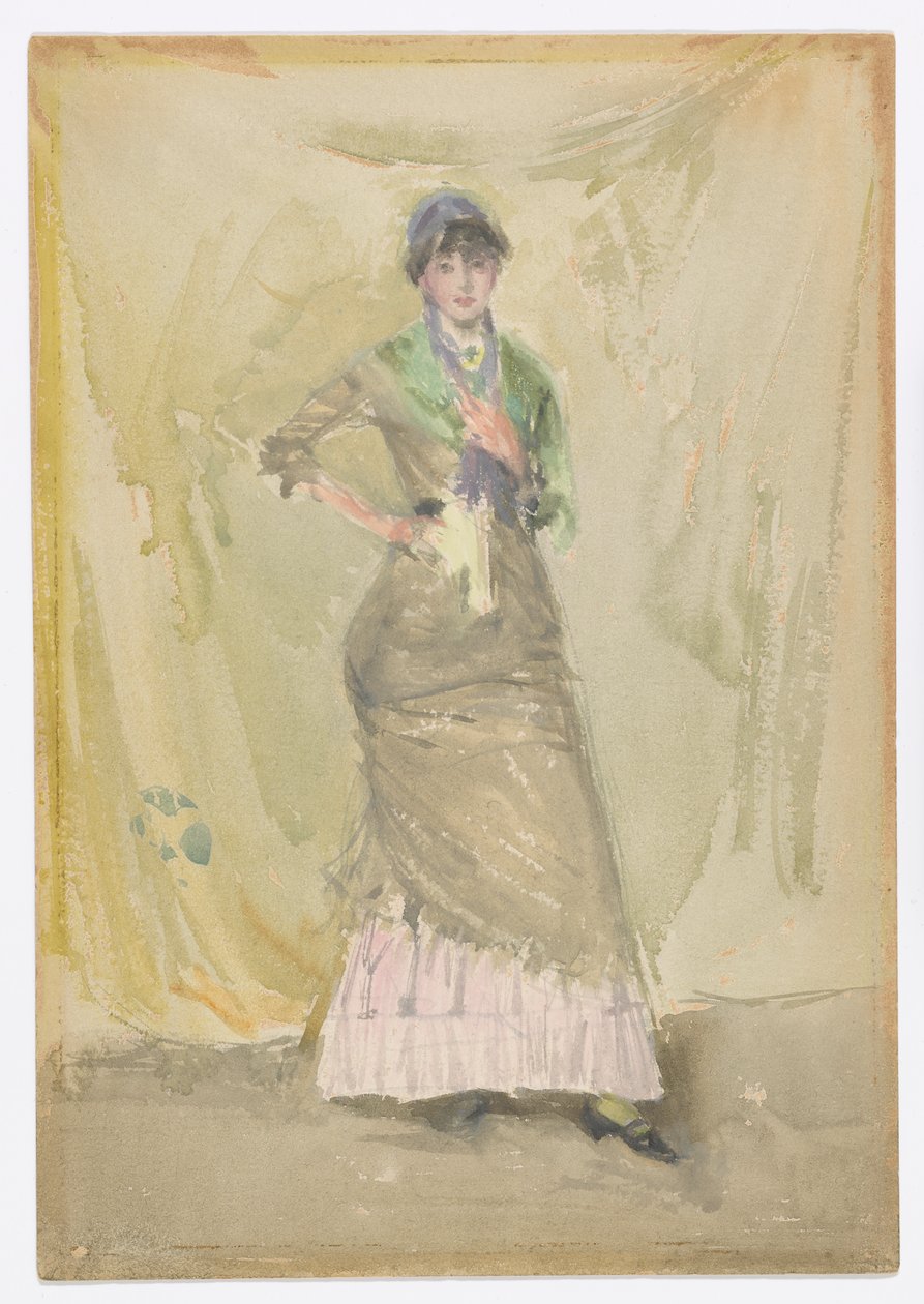 En anteckning i grönt av James Abbott McNeill Whistler