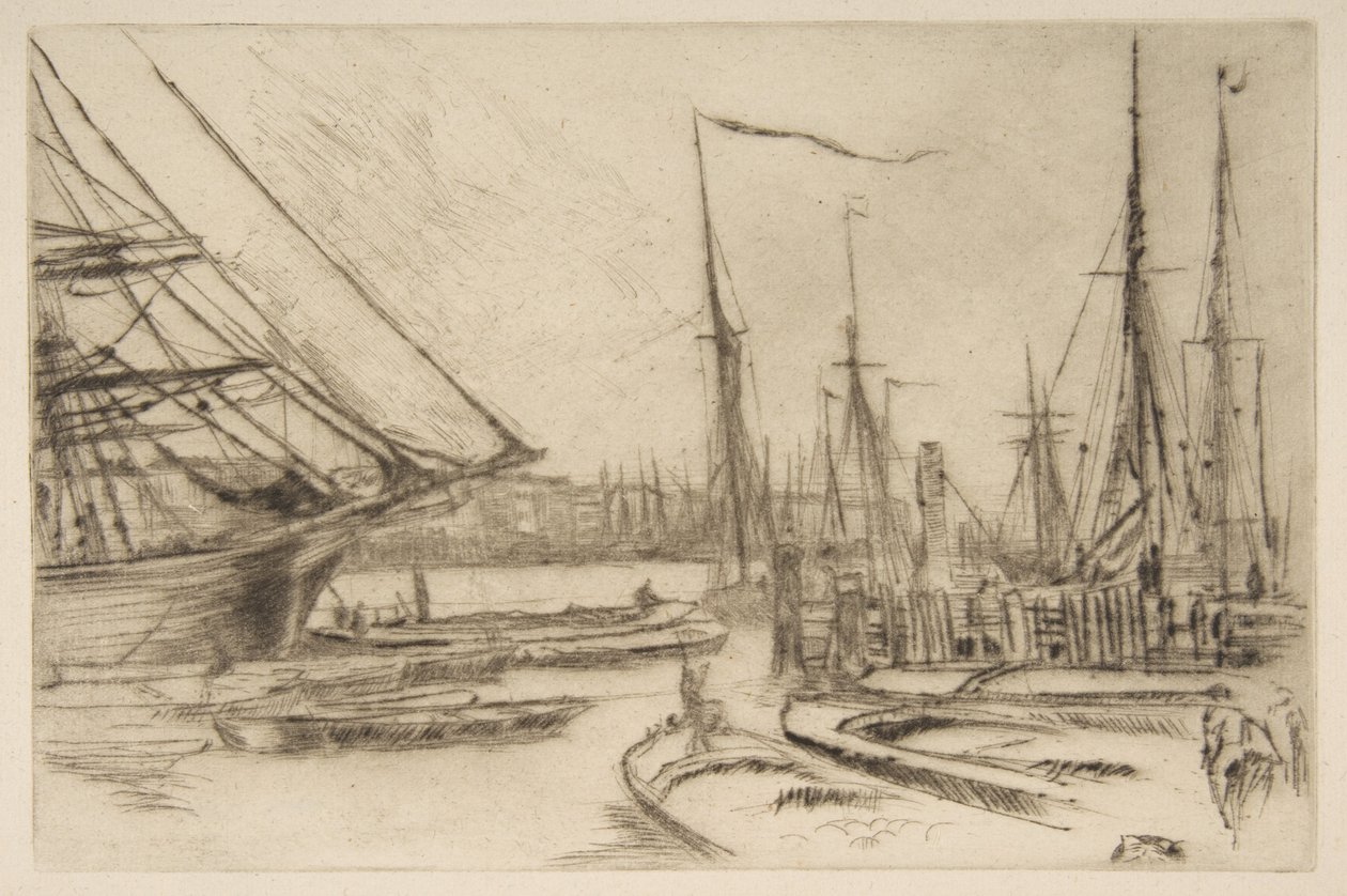 En skiss från Billingsgate (Ur ”Billingsgate”) av James McNeill Whistler