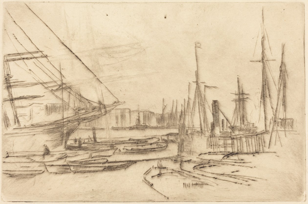 En skiss från Billingsgate av James McNeill Whistler