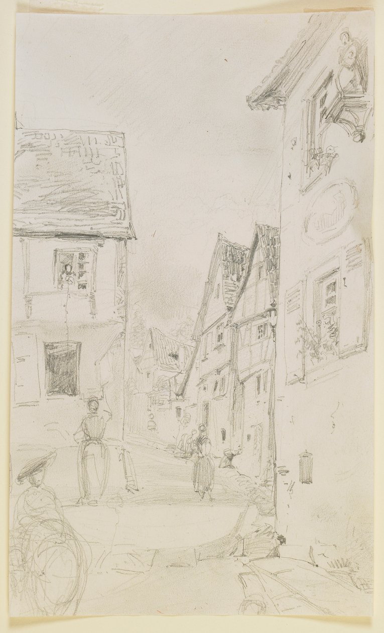 En gatubild av James Abbott McNeill Whistler