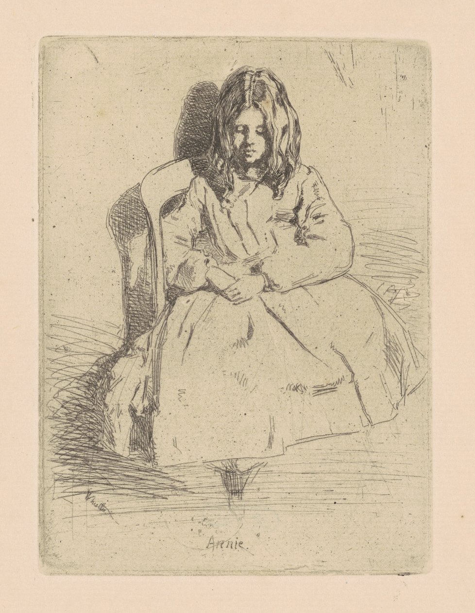Annie, sittande av James Abbott McNeill Whistler