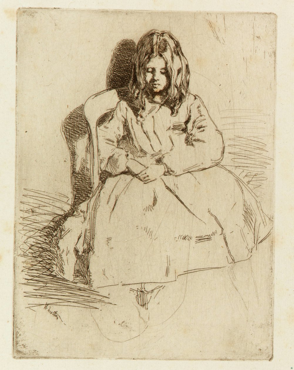 Annie, sittande av James Abbott McNeill Whistler