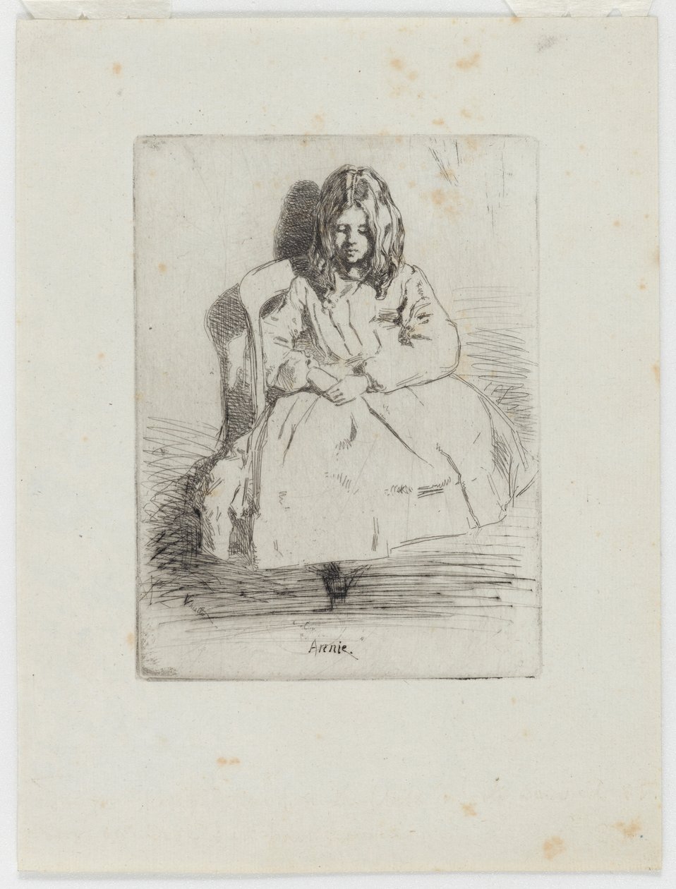 Annie, sittande av James Abbott McNeill Whistler
