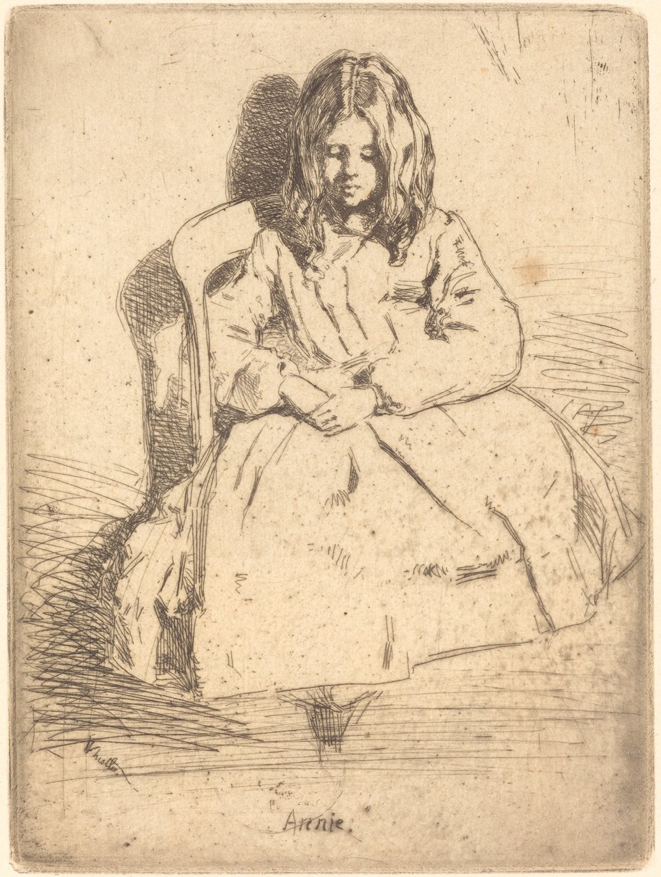 Annie Sittande av James Abbott McNeill Whistler