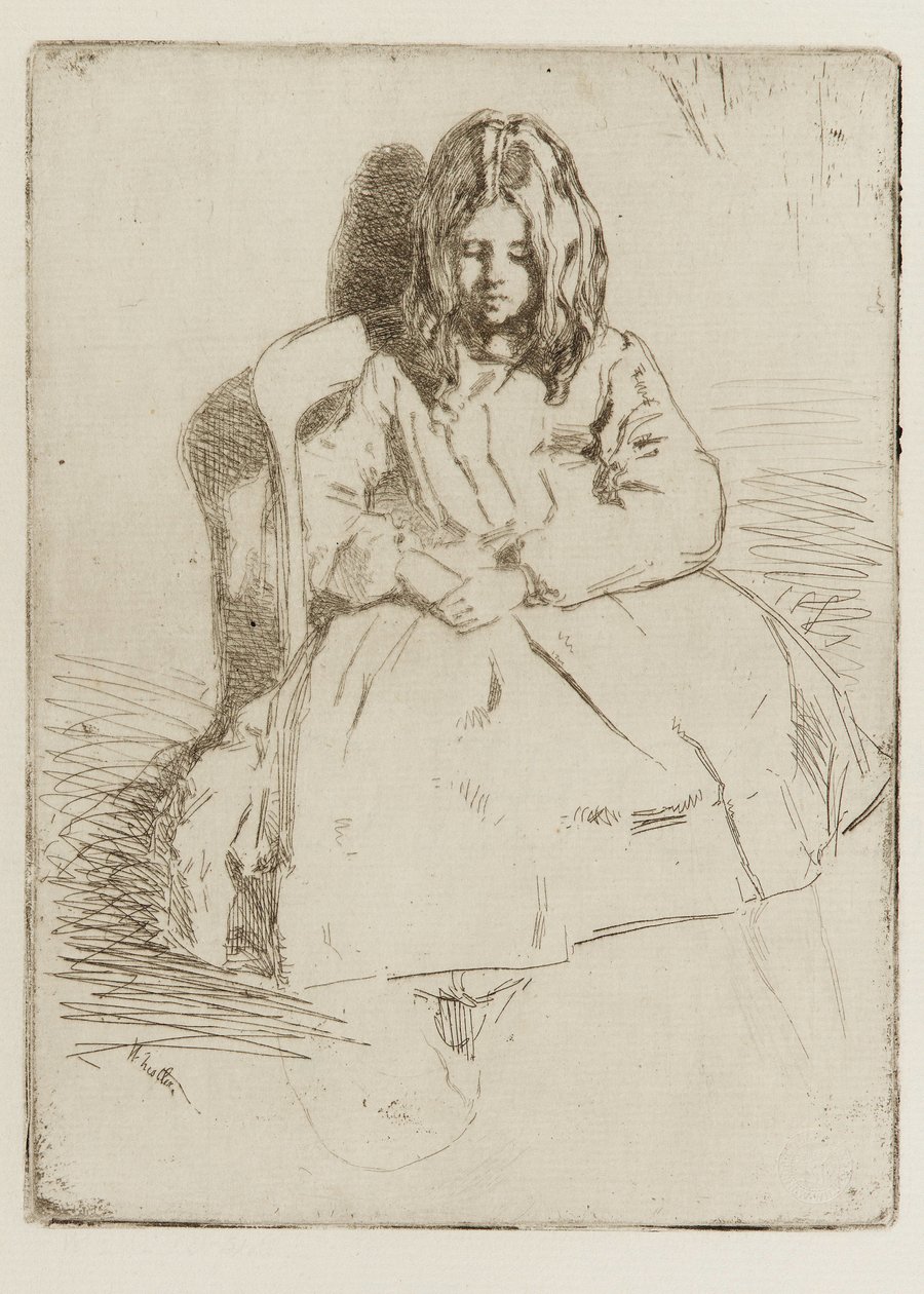 Annie, sittande av James Abbott McNeill Whistler