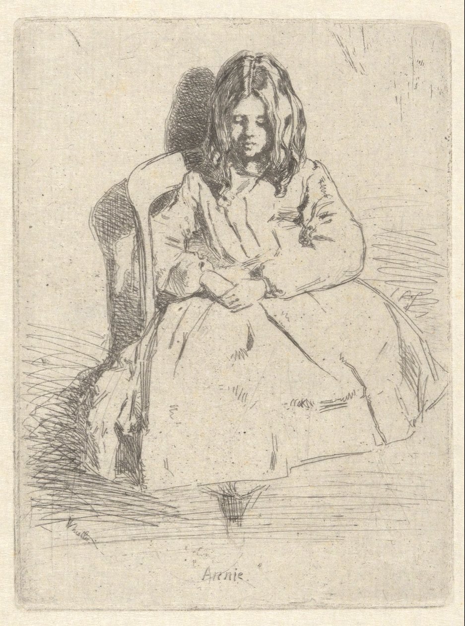 Annie, sittande av James Abbott McNeill Whistler