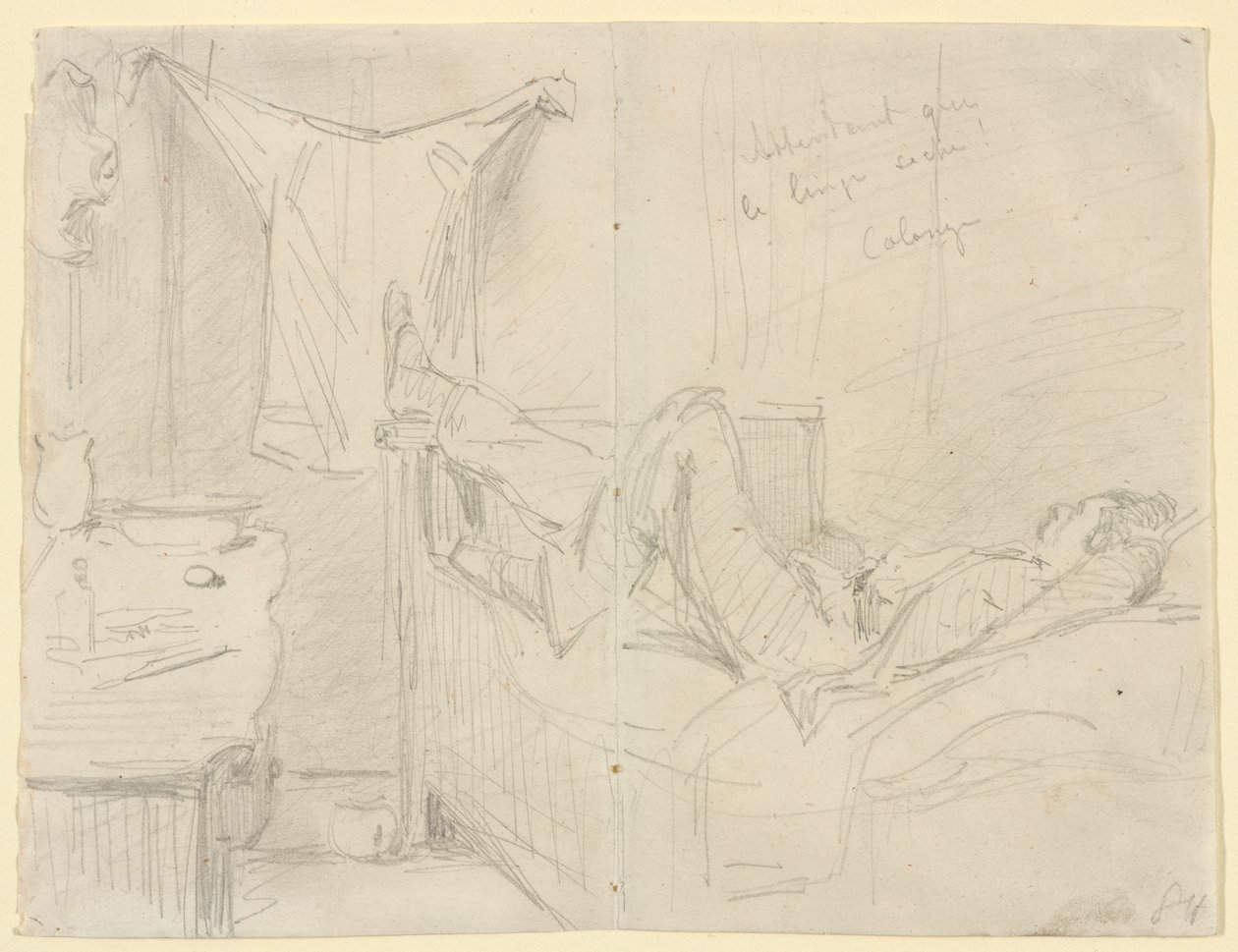 Väntar på att tvätten ska torka! Köln av James Abbott McNeill Whistler