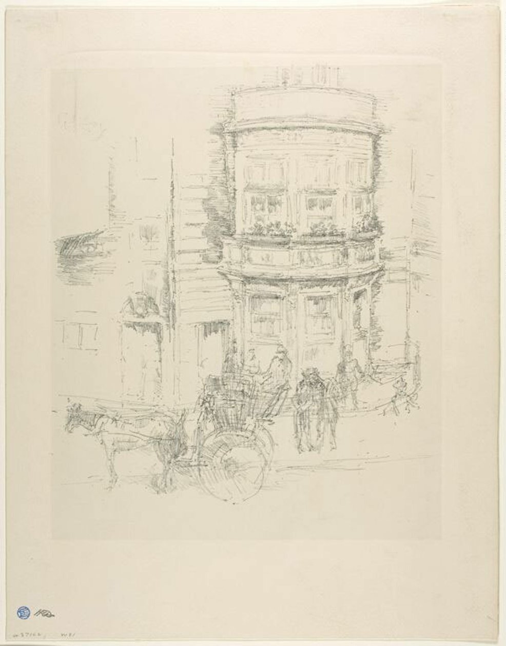 Baksidan av Gaiety Theatre av James McNeill Whistler