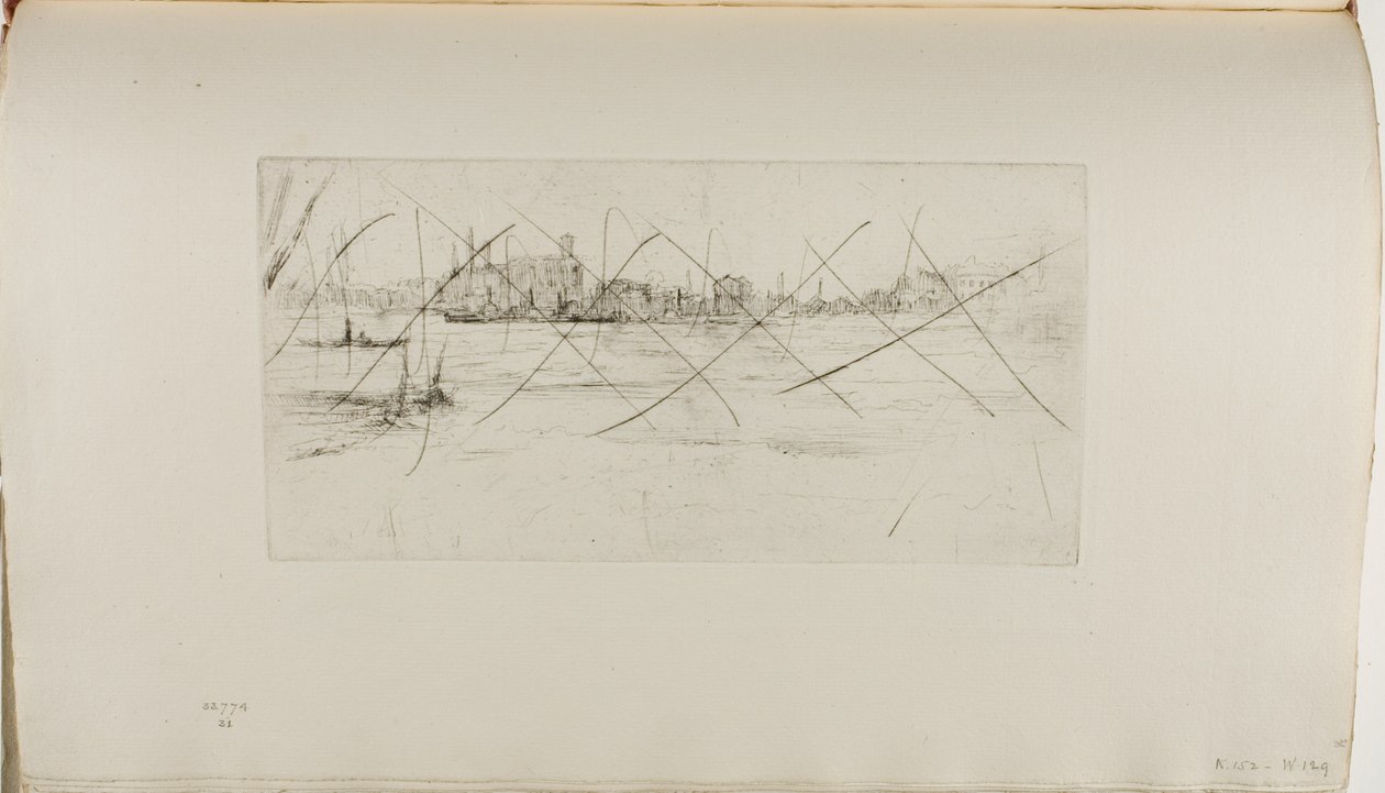 Battersea: Tidig morgon av James Abbott McNeill Whistler