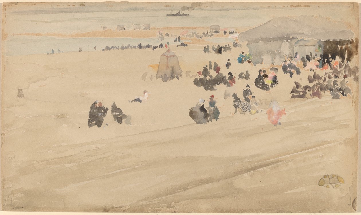 Strandscen av James Abbott McNeill Whistler