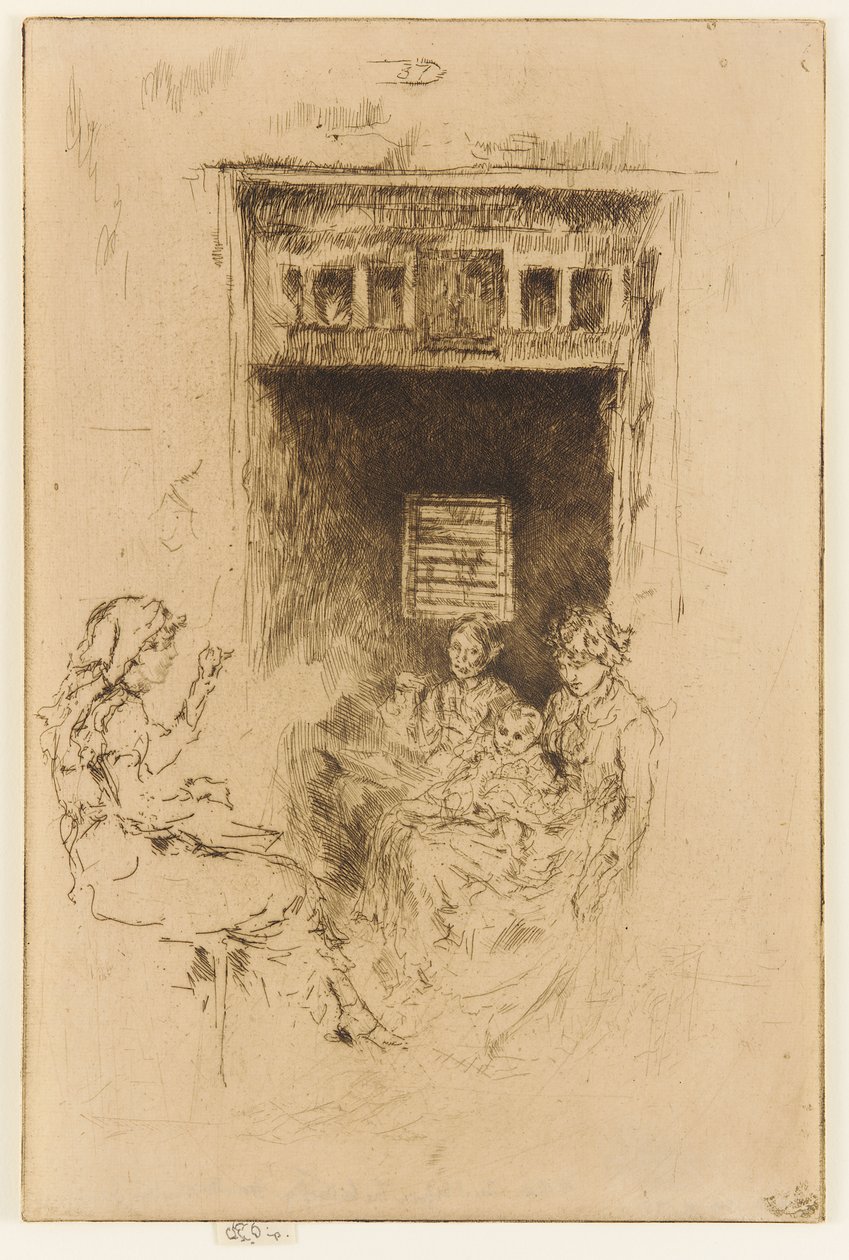 Bead Stringers av James Abbott McNeill Whistler