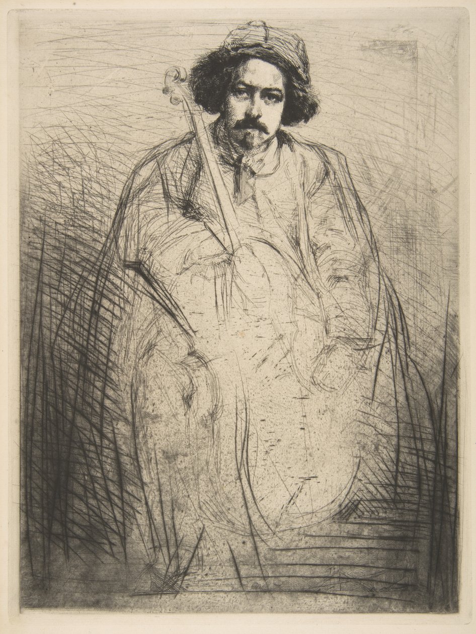 Becquet (J. Becquet, skulptör) av James McNeill Whistler
