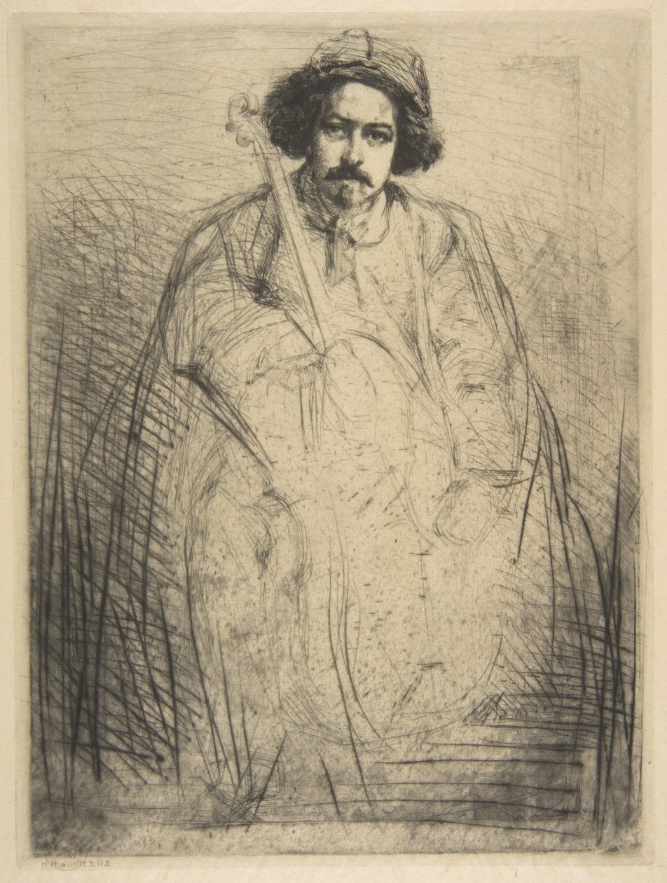 Becquet (J. Becquet, skulptör) av James McNeill Whistler
