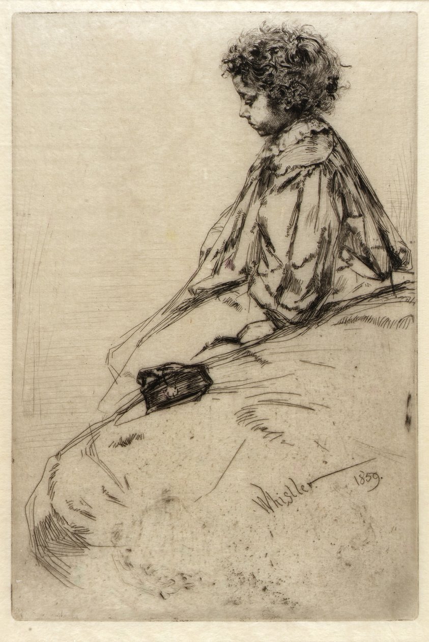 Bibi Lalouette av James McNeill Whistler