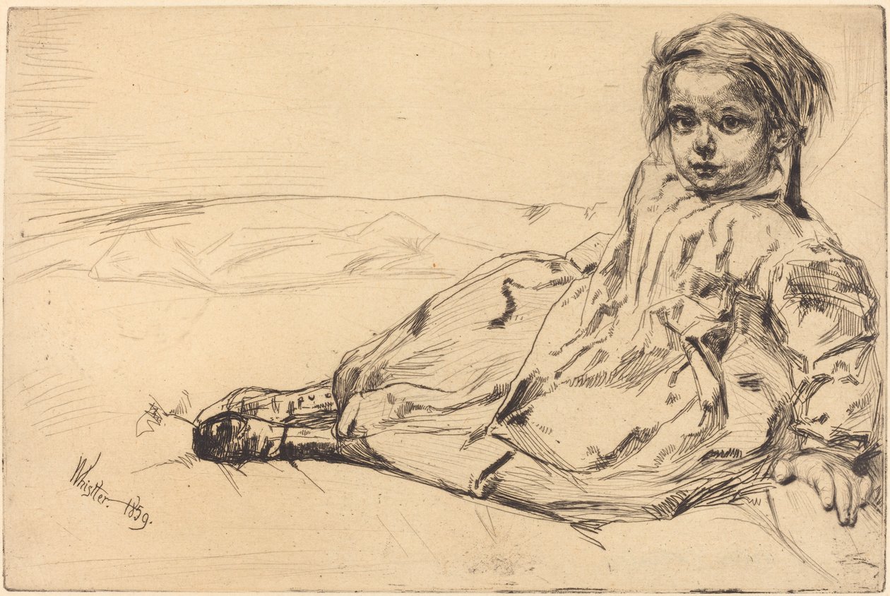 Bibi Valentin av James Abbott McNeill Whistler