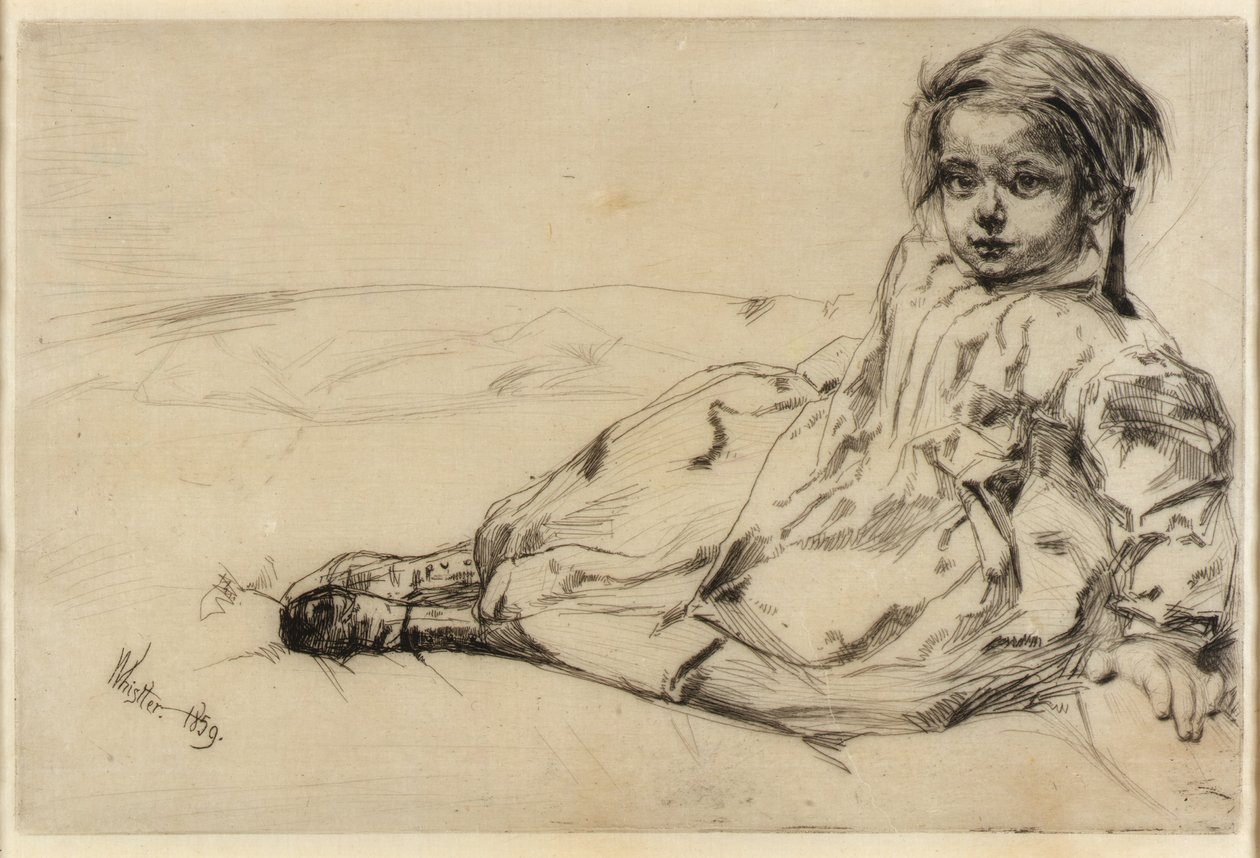 Bibi Valentine av James McNeill Whistler