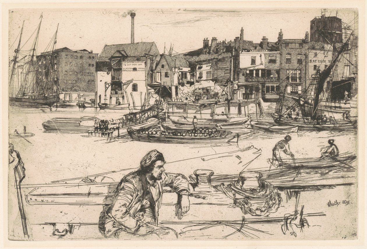 Svarta Lejonets kaj av James McNeill Whistler