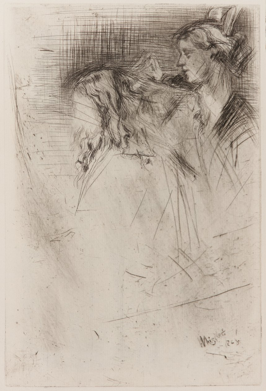 Borstar håret av James Abbott McNeill Whistler