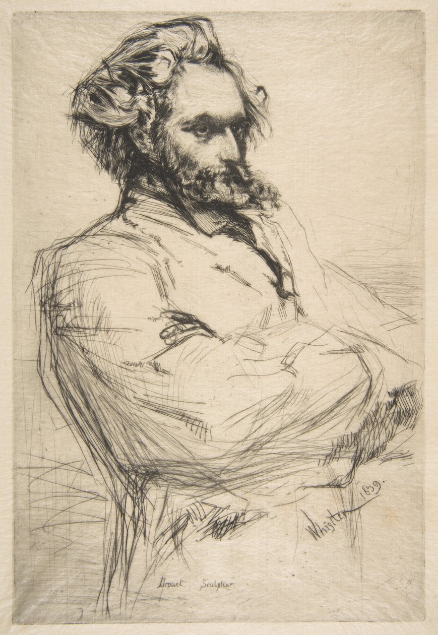 C.L. Drouet, skulptör av James McNeill Whistler