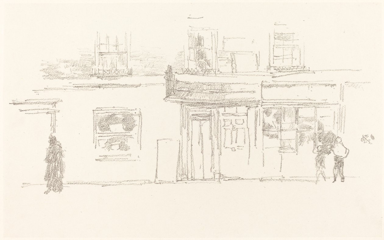 Chelsea butiker av James Abbott McNeill Whistler