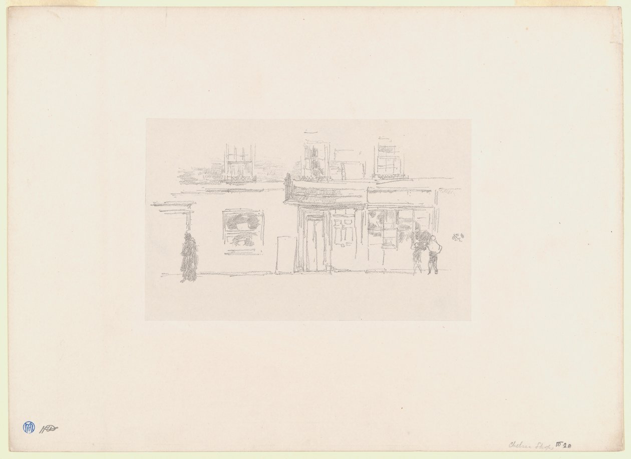 Chelsea butiker av James Abbott McNeill Whistler