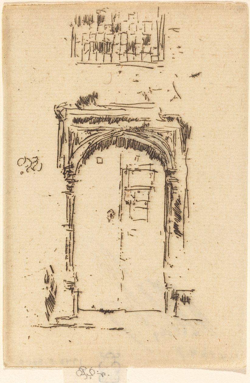 Kyrkans dörröppning, Edgemere av James Abbott McNeill Whistler