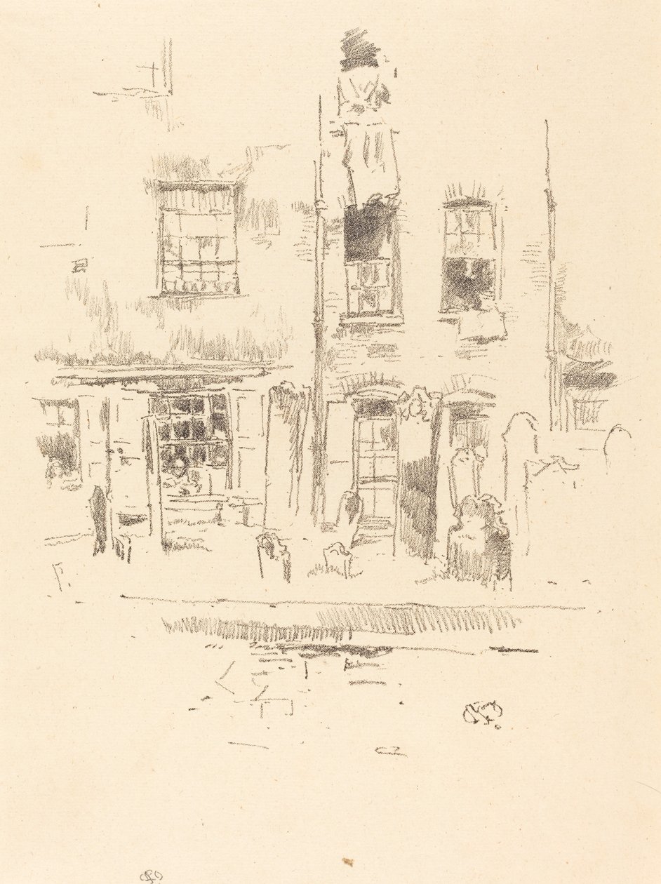 Kyrkogård av James Abbott McNeill Whistler