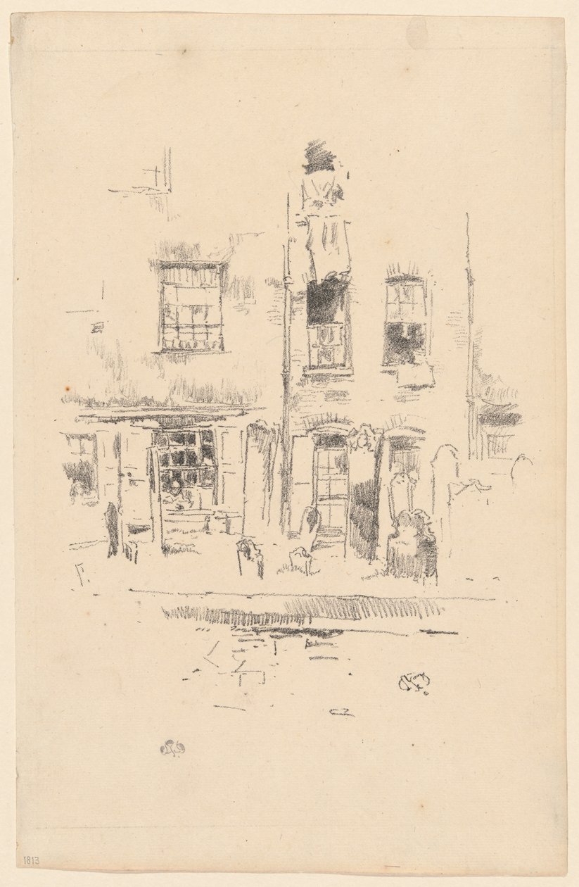 Kyrkogård av James Abbott McNeill Whistler