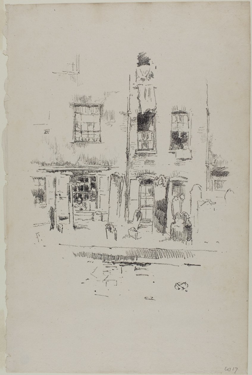 Kyrkogård av James Abbott McNeill Whistler